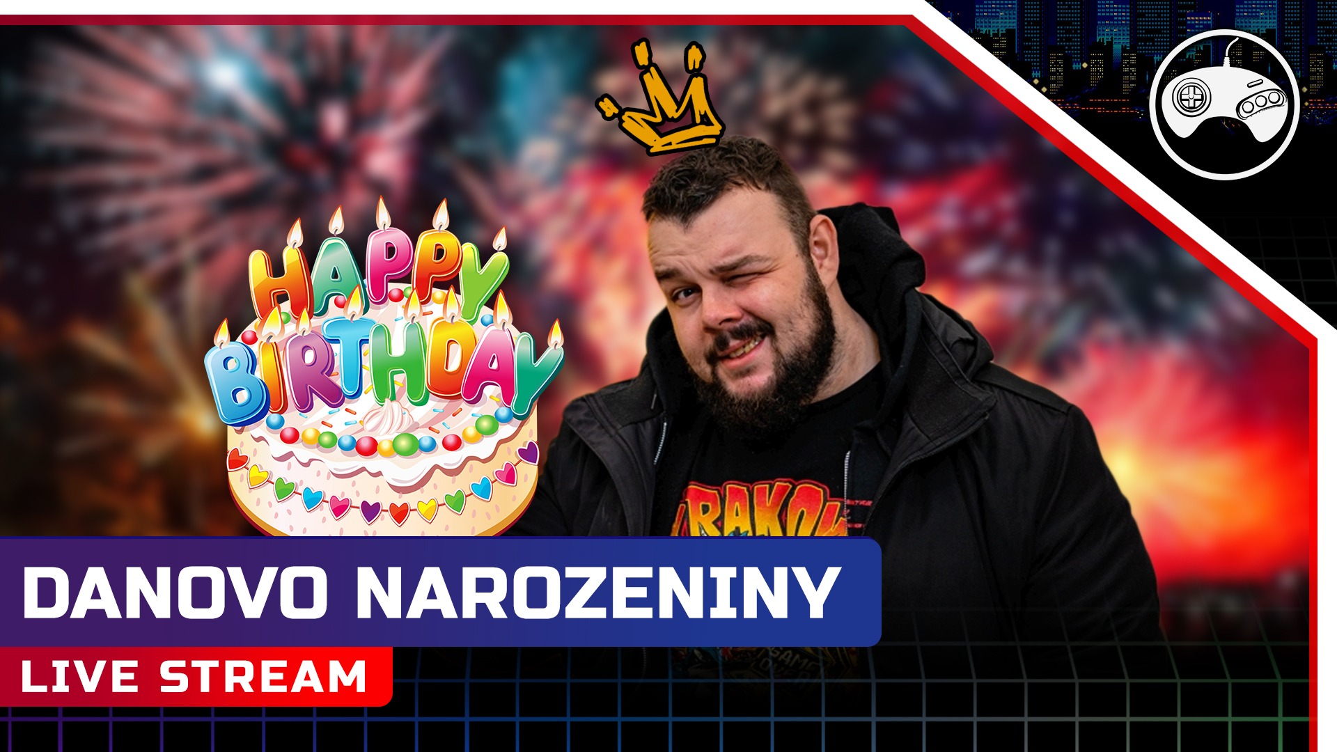 Přečtete si více ze článku Přímý přenos: Danovo Narozeninky