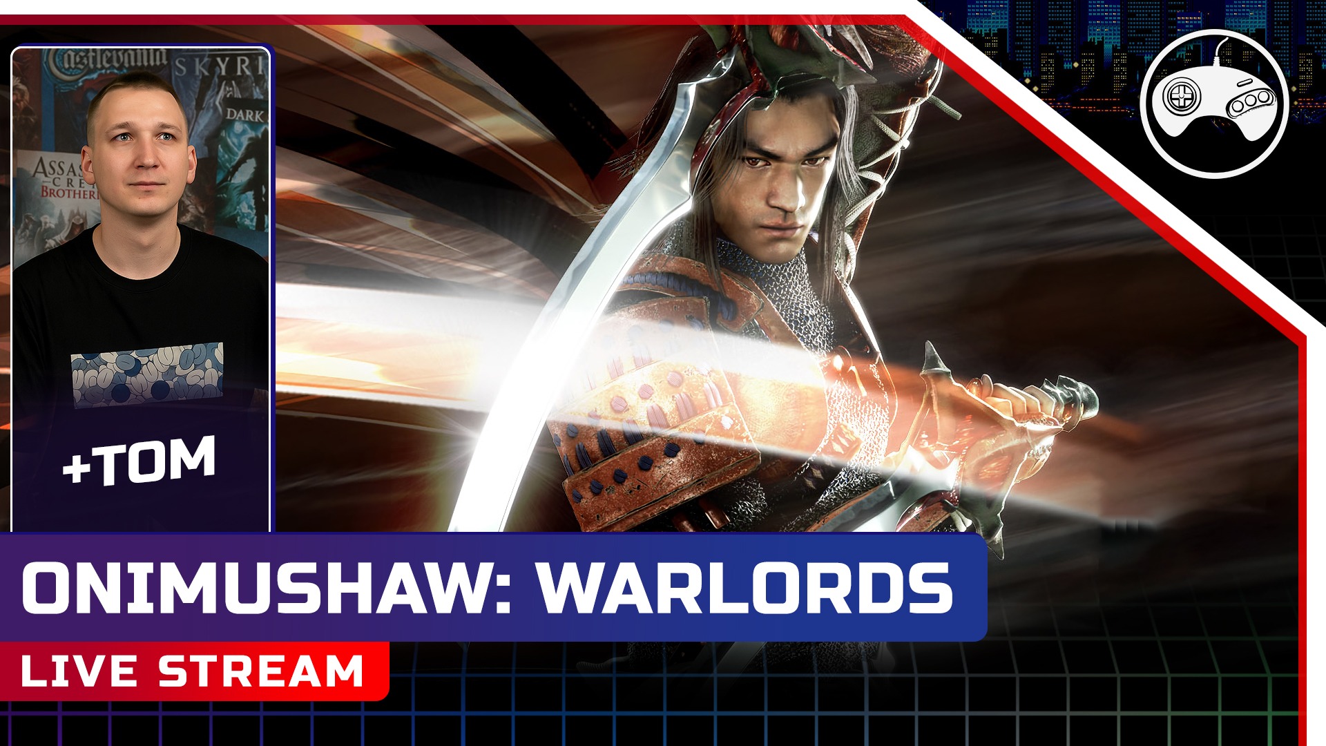 Právě si prohlížíte Přímý přenos: Onimusha: Warlords + TOM